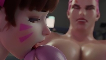 Cartoon Shemale Anal Sex With Zarya In Overwatch