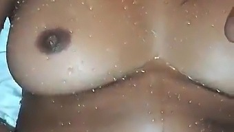 Black Woman'S Intense Squirting Orgasm Results In A Massive Cumshot