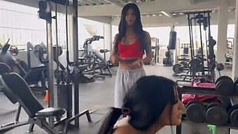 My Trainer Is Trans And She Loves To Feel My Ass During Squats - May Hernandez